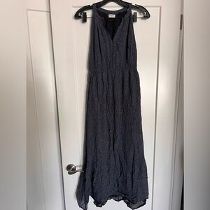 Cost Plus World Market Charcoal Maxi Dress
